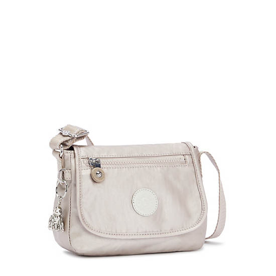 Kipling Sabian Metallic Crossbody Mini Çanta Bej Rengi | TR 1867EB